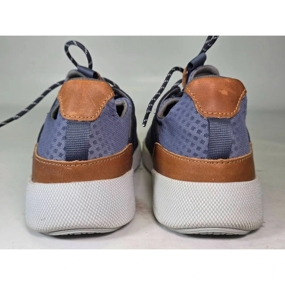 Olukai Nanea LI Mens Shoes Size 9.5 Navy Lace Up Low Top Walking Casual Sneakers